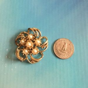 Vintage costume jewelry brooch